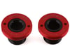 Image 1 for White Industries MR30 Crank Extractor Cap (Red/Black)